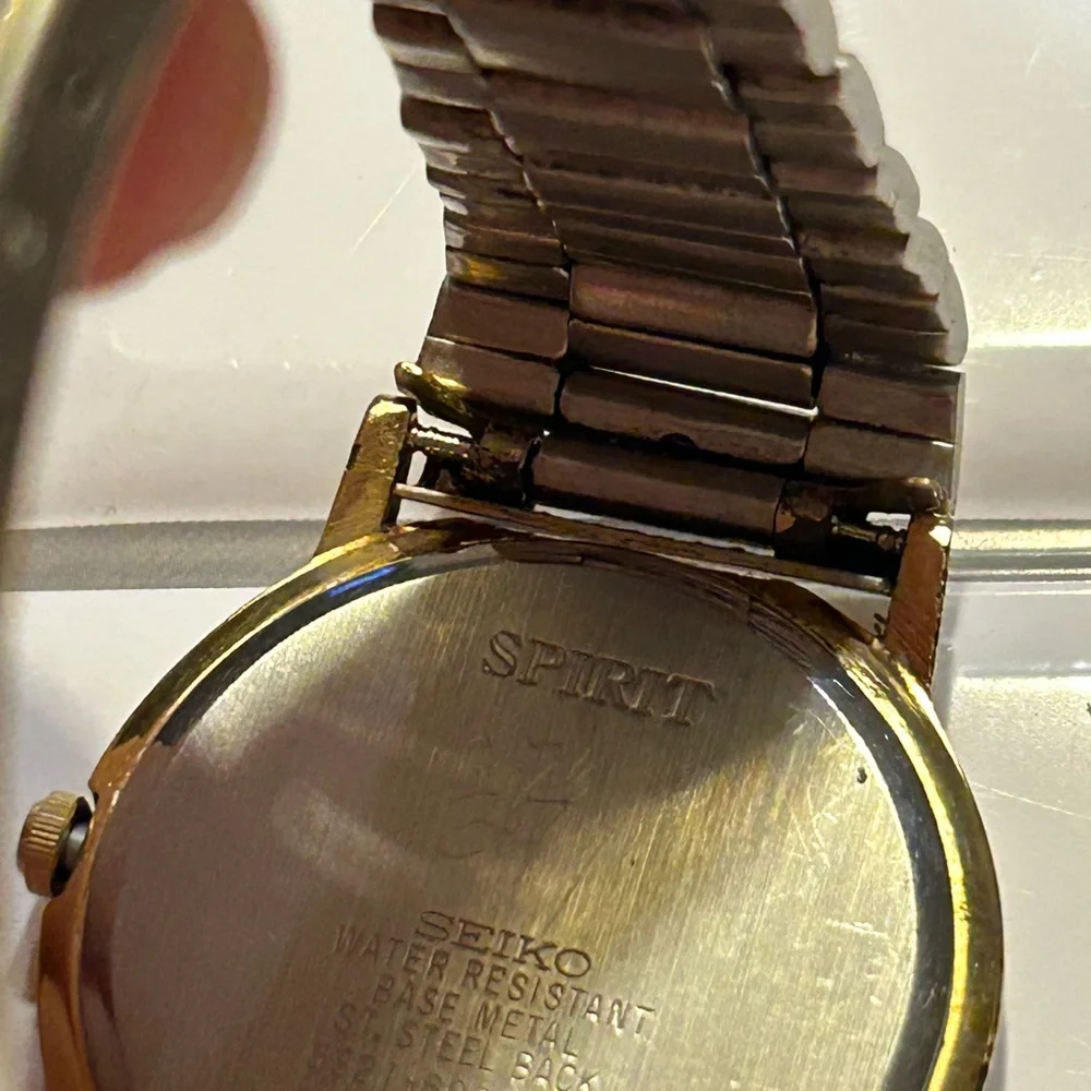 Vintage Seiko Spirit Gold-Tone Watch